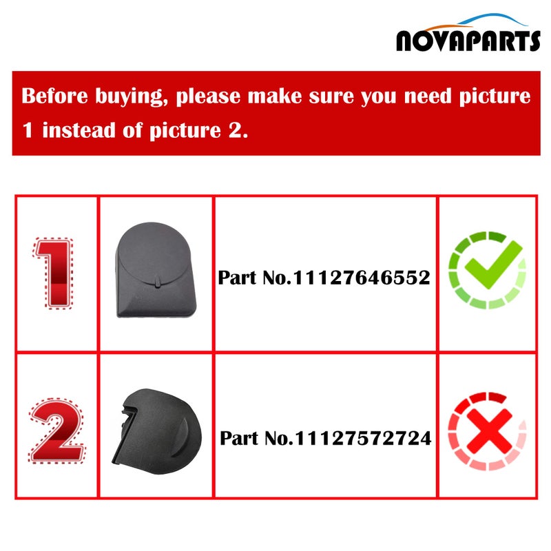 NOVAPARTS Valve Cover Cap PCV with Membrane N18 Engine Replacement for 2010-2016 MINI Cooper S R55 R56 R57 R58 R59 R60 R61 1.6L 11127646552 11127603390 - Image 5